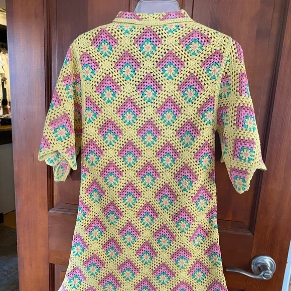 Colorful crochet dress - Picture 6 of 6